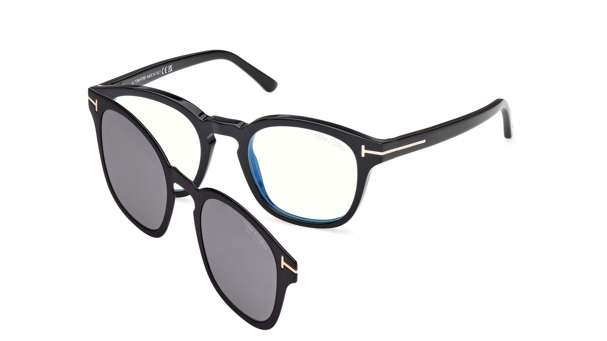 Tom Ford FT5532-B Round Eyeglasses