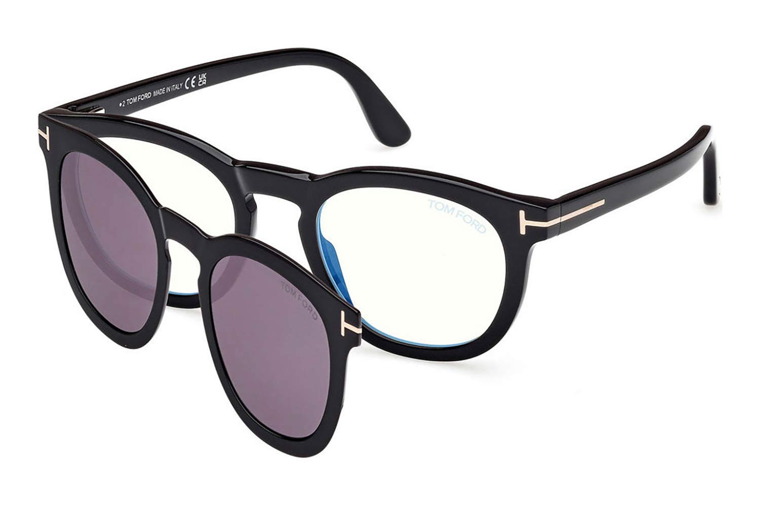 Tom Ford FT5993-B Round Eyeglasses