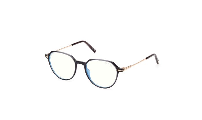 Tom Ford FT5875-B Round Eyeglasses