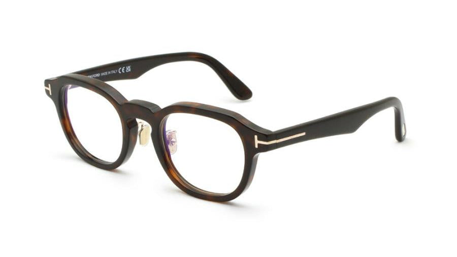 Tom Ford FT6019-D-B/V Square Eyeglasses