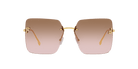 Fendi FE4082US First Crystal Square Sunglasses -FENDI Sunglasses- Optivision